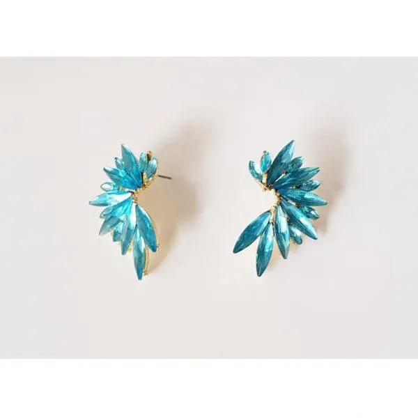 Pendientes retro turquesa - Agotado -