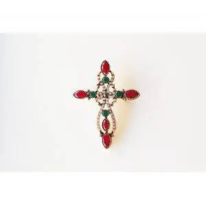 Broche cruz vintage