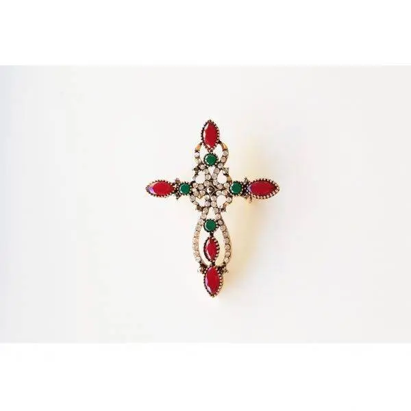 Broche cruz vintage
