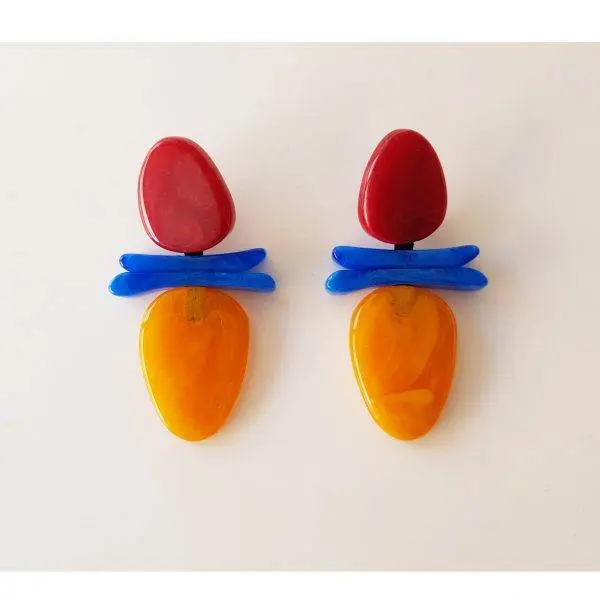 Pendientes orange