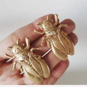 Pendientes escarabajo