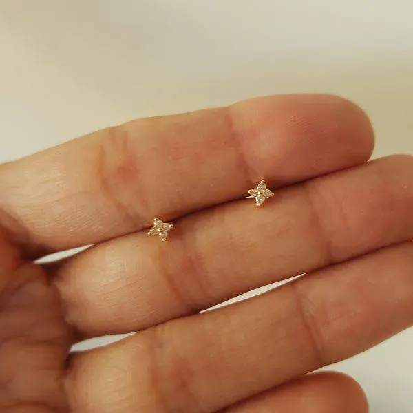Pendientes Mini flor (+ colores) - Imagen 3