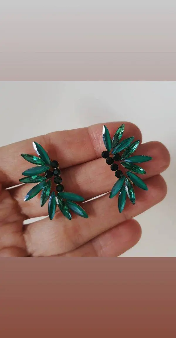 Pendientes retro racimo