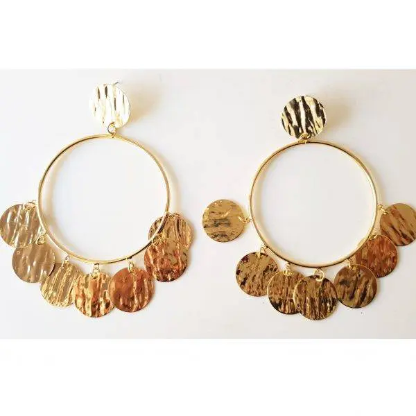 Aros monedas maxi - Imagen 2