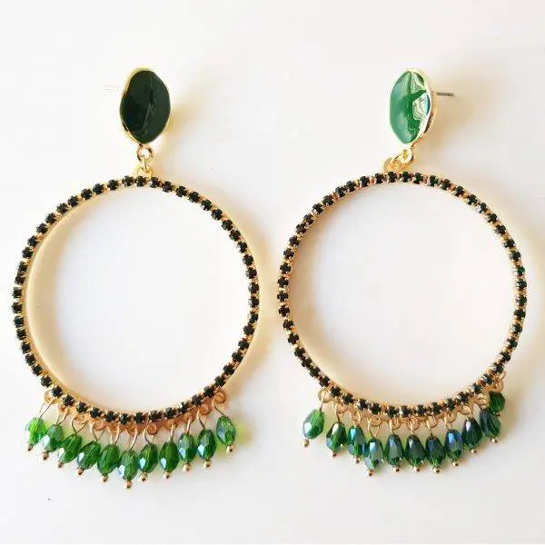 Aros piedras colgantes (+ colores) - Imagen 4