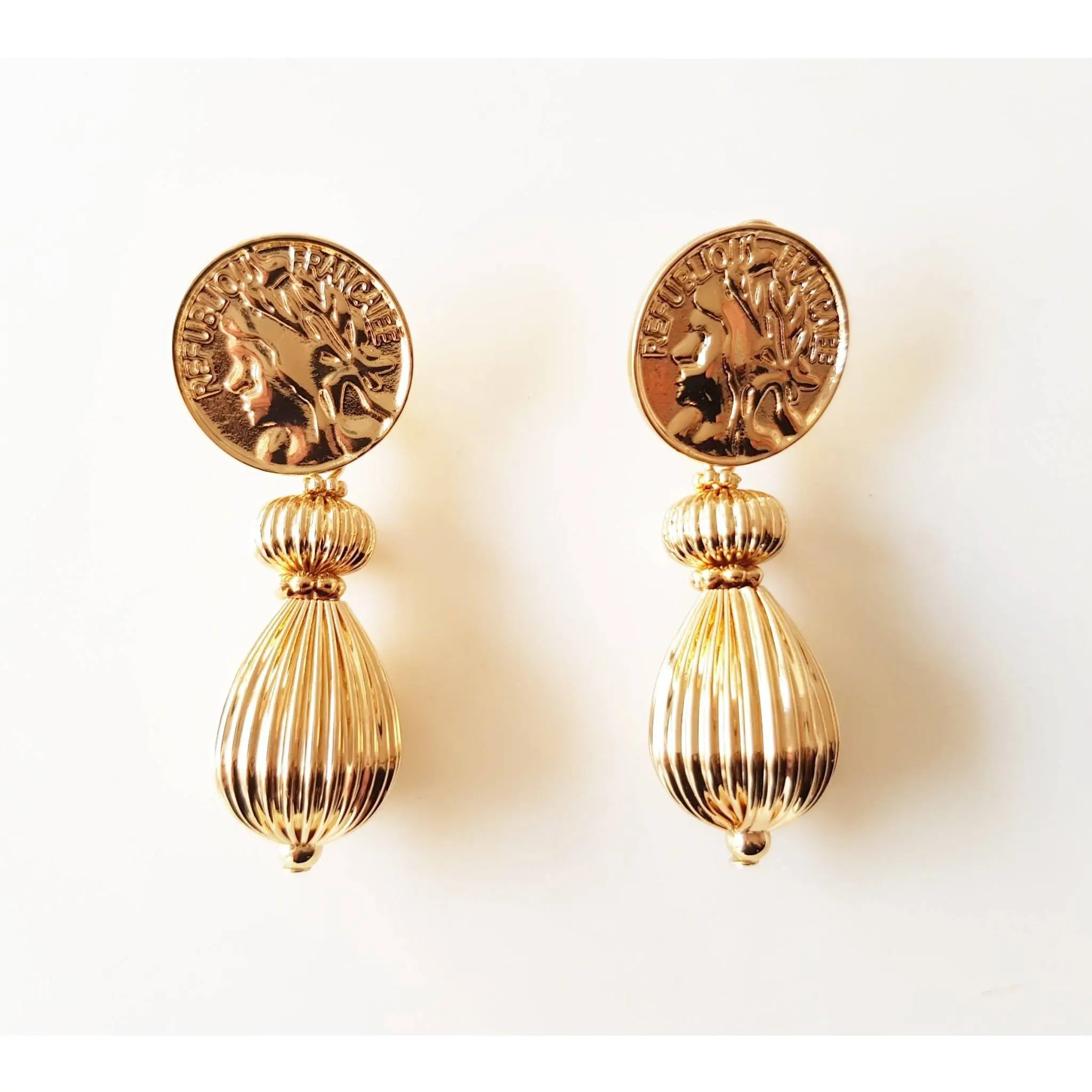 Pendientes moneda - Imagen 2