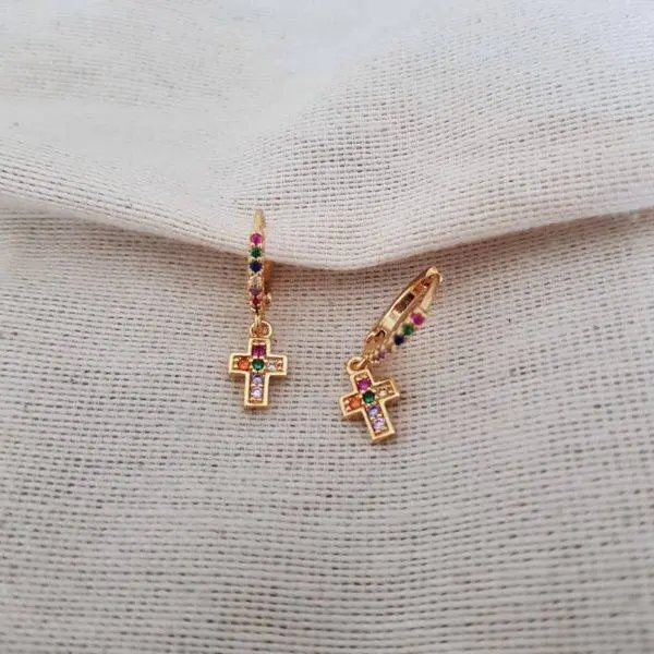 Aros cruz mini (+ colores) - Imagen 2