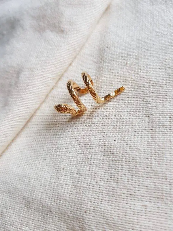 Ear cuff serpiente maxi