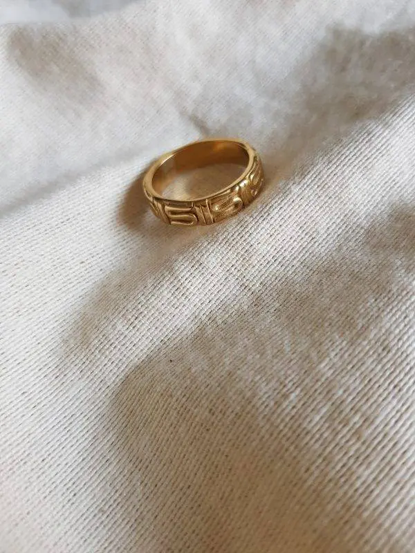 Anillo serpiente egipcia