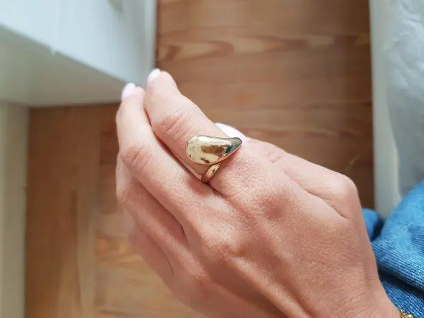 Anillo serpiente gold - Imagen 2