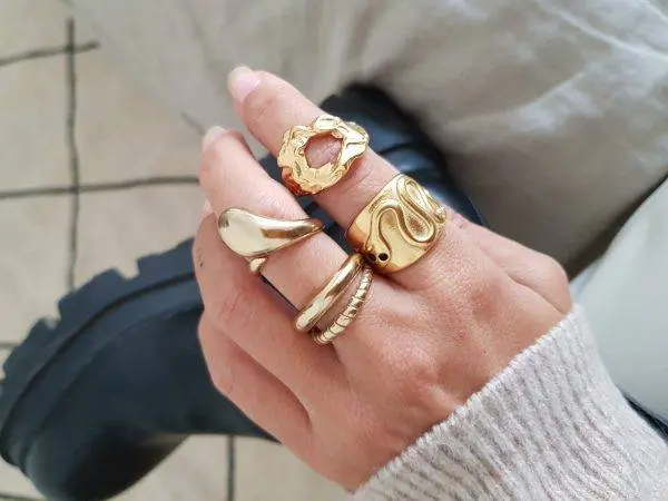 Anillo serpiente gold - Imagen 3