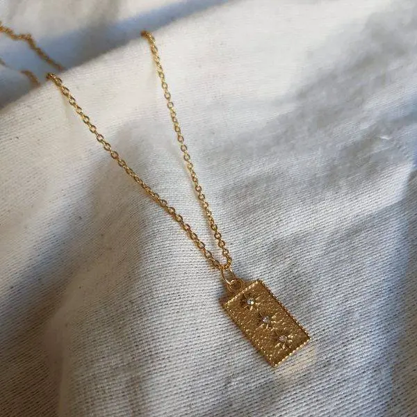 Collar Medalla estrellas