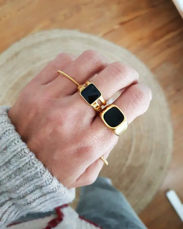 Anillo Onix chain - Imagen 2
