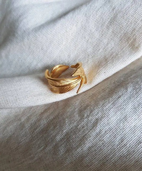 Anillo pluma