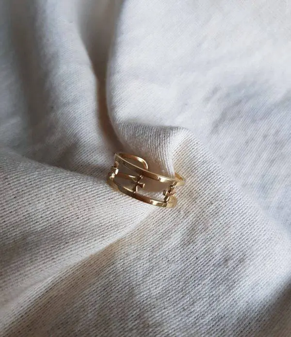Anillo cruz santiago