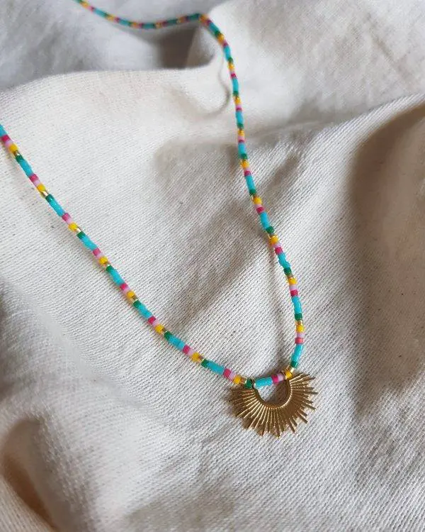 Collar Sunny turquesa