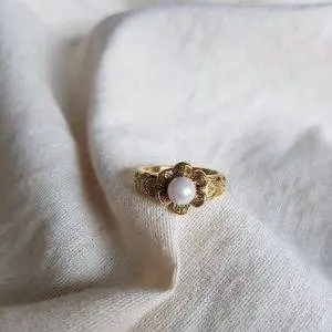 Anillo perla