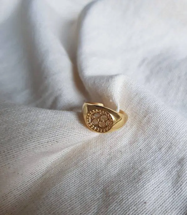 Anillo vintage flower