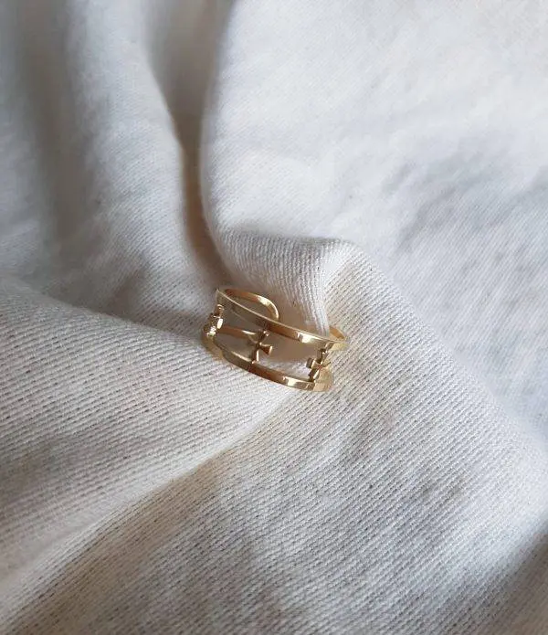 Anillo cruz santiago