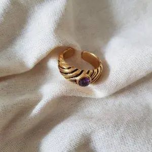 Anillo vintage lilac