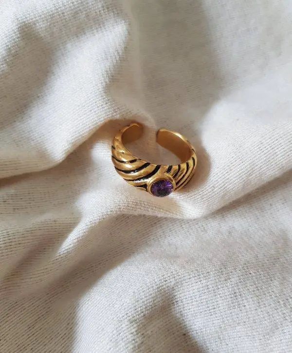 Anillo vintage lilac