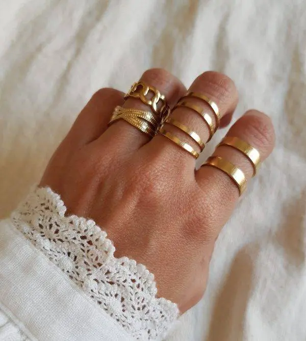 Pack anillos gold