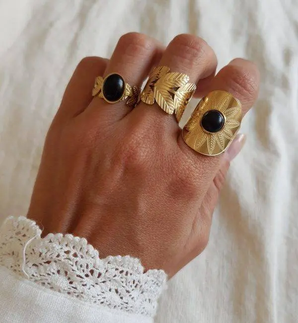 Pack anillos black