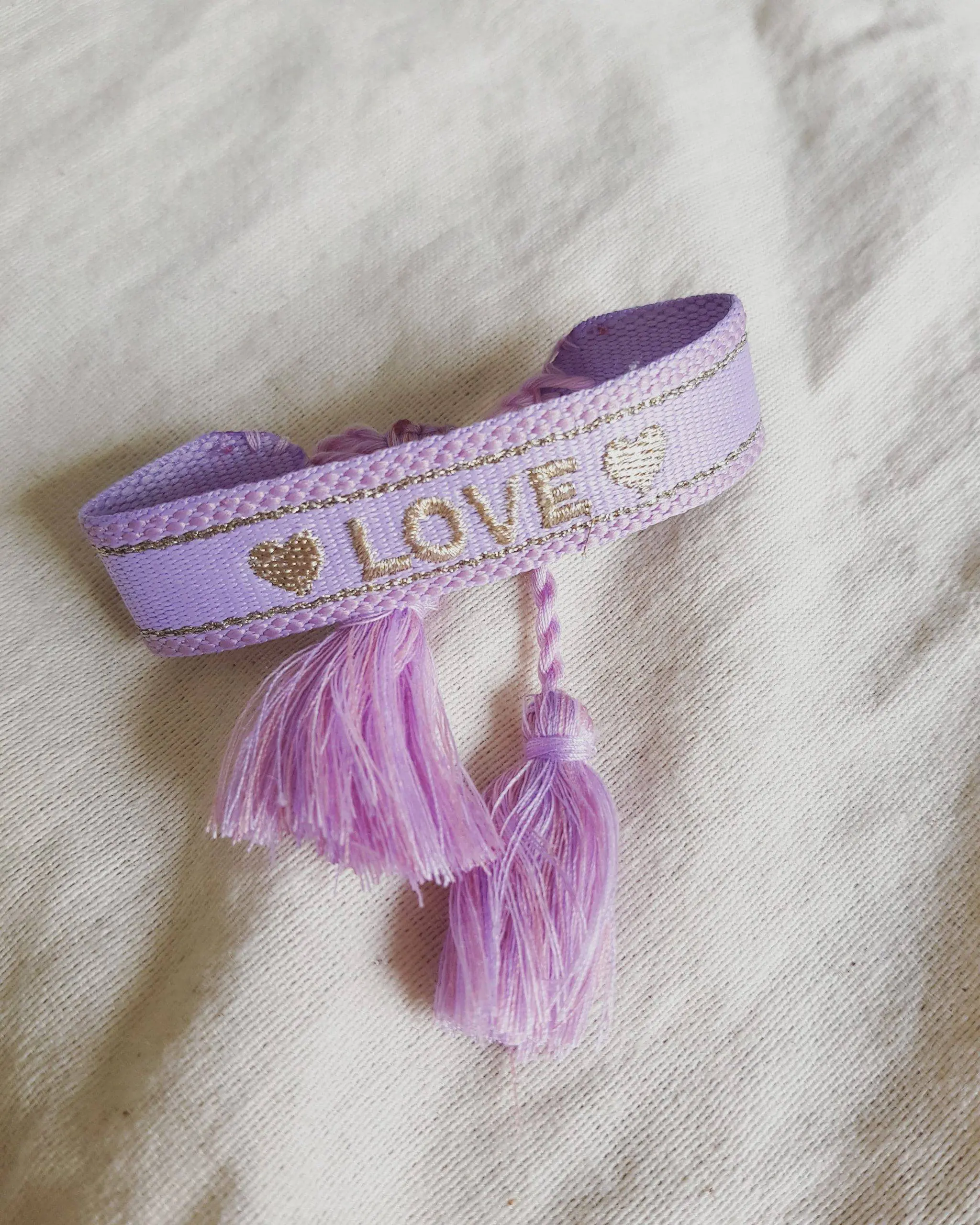 Pulsera Love lila