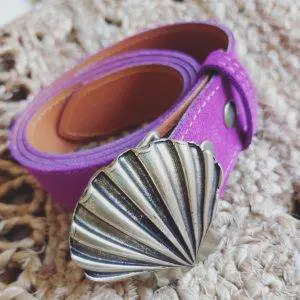 Cinturón concha pink