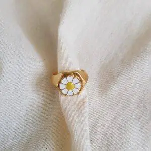 Anillo sello margarita