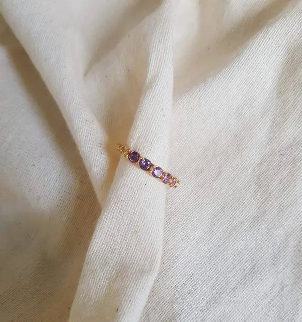 Anillo amatista