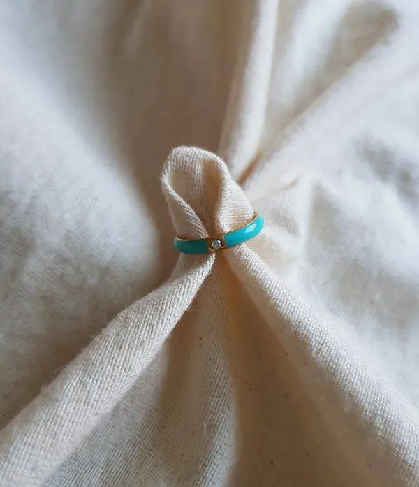 Anillo fine turquesa