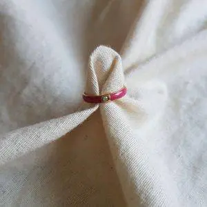 Anillo fine rosa