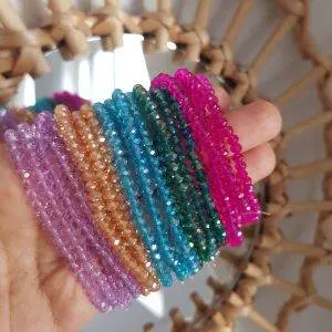 Pulsera piedras colores