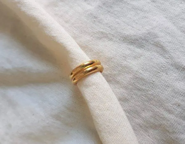 Anillo double gold