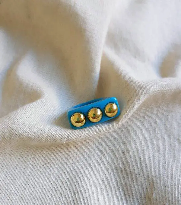Anillo Lola turquesa