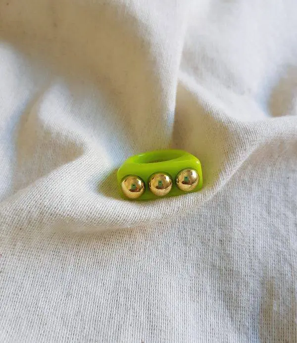 Anillo Lola green