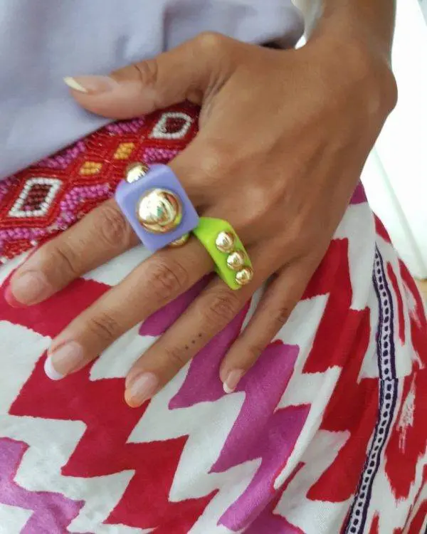 Anillo bimba lila - Imagen 2