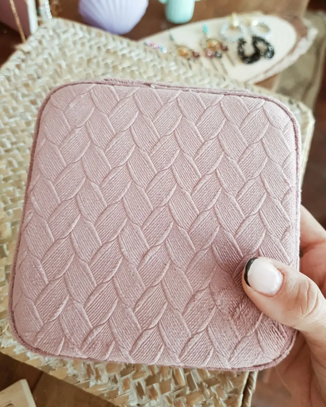 Joyero de viaje terciopelo - Imagen 2