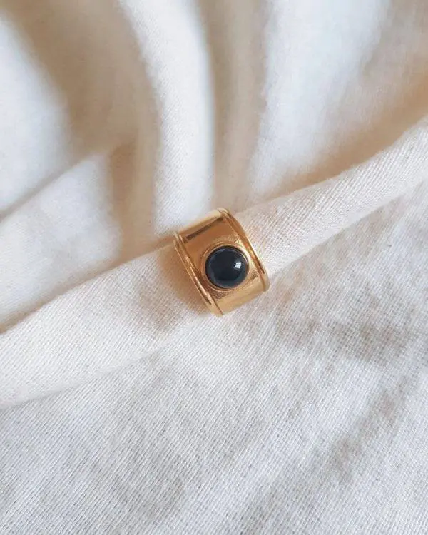 Anillo black gold