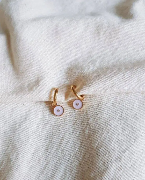 Aritos mini circle lila