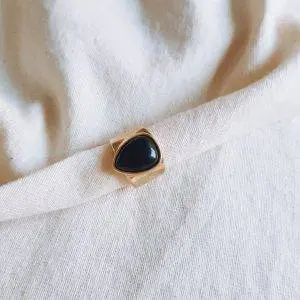 Anillo lágrima black