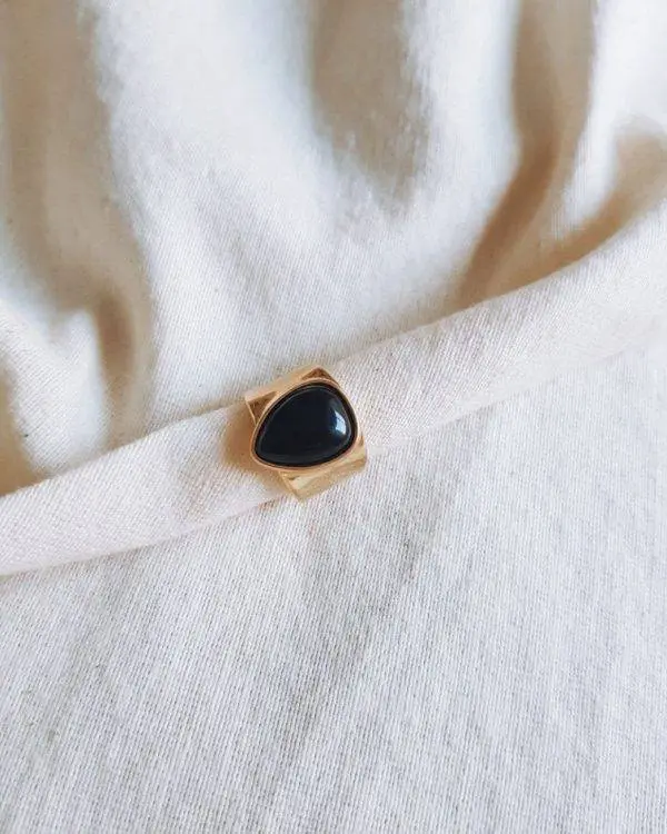 Anillo lágrima black