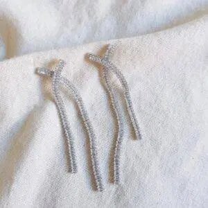 Pendientes Vogana plata