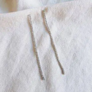 Pendientes Diamond plata