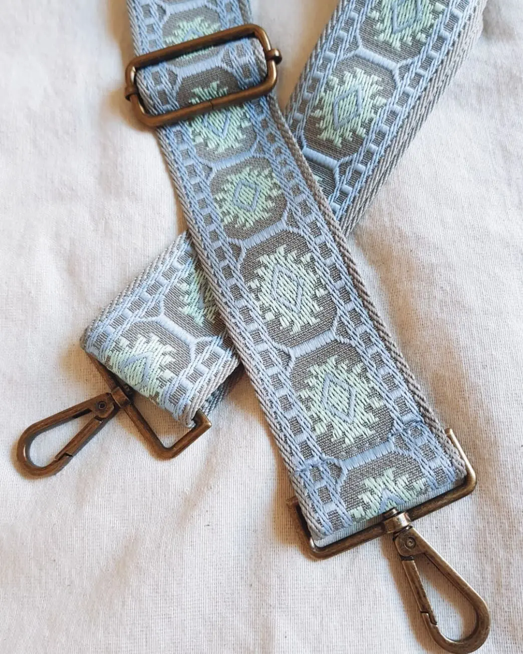 Cuelga bolsos verde agua - Imagen 3