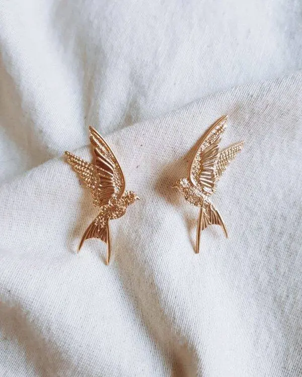 Pendientes golondrinas