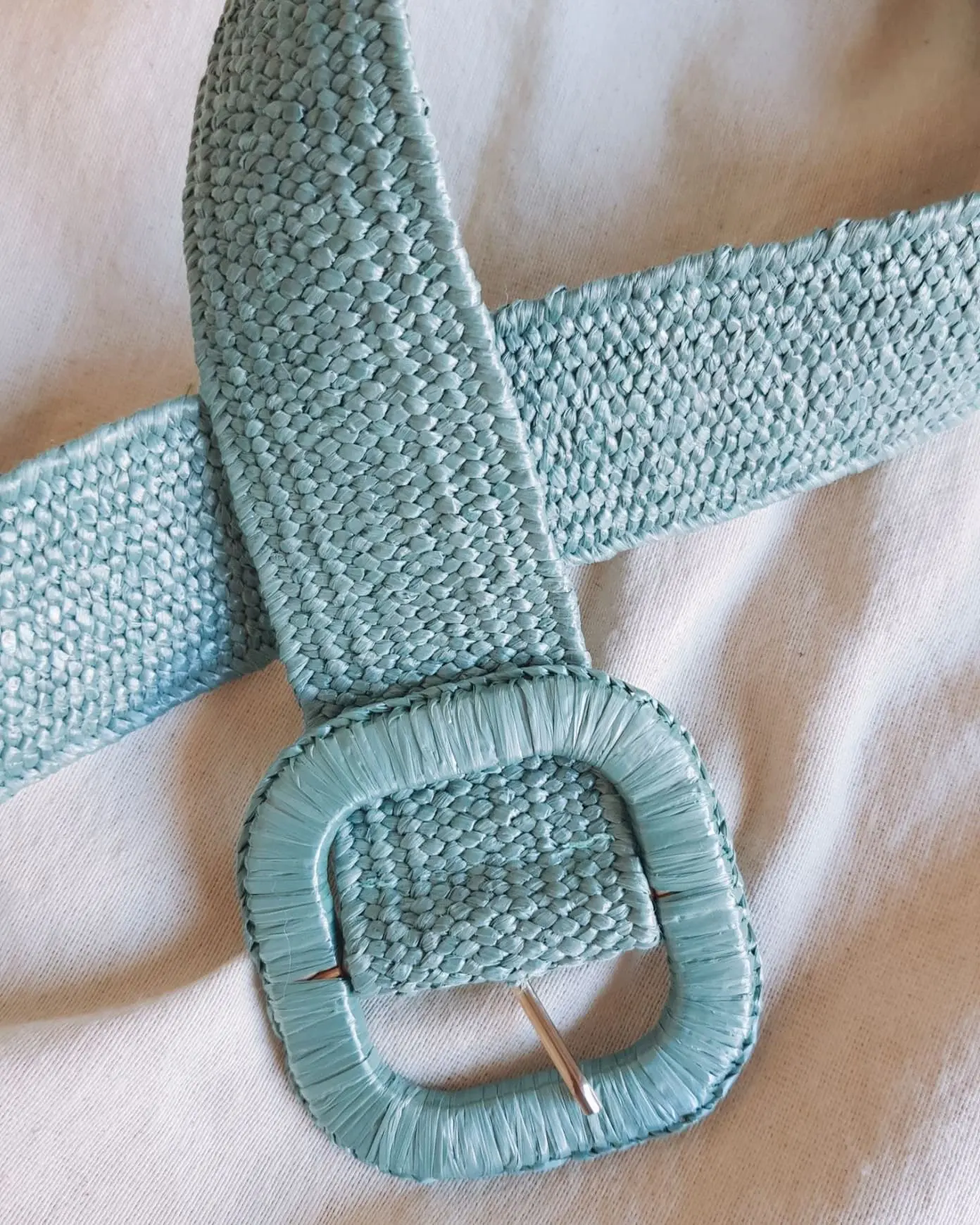 Cinturón aguamarina