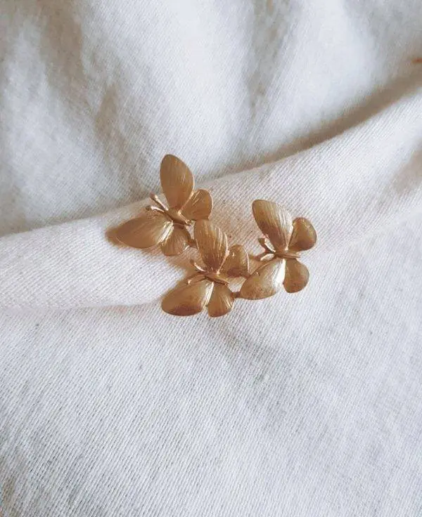 Broche mariposas