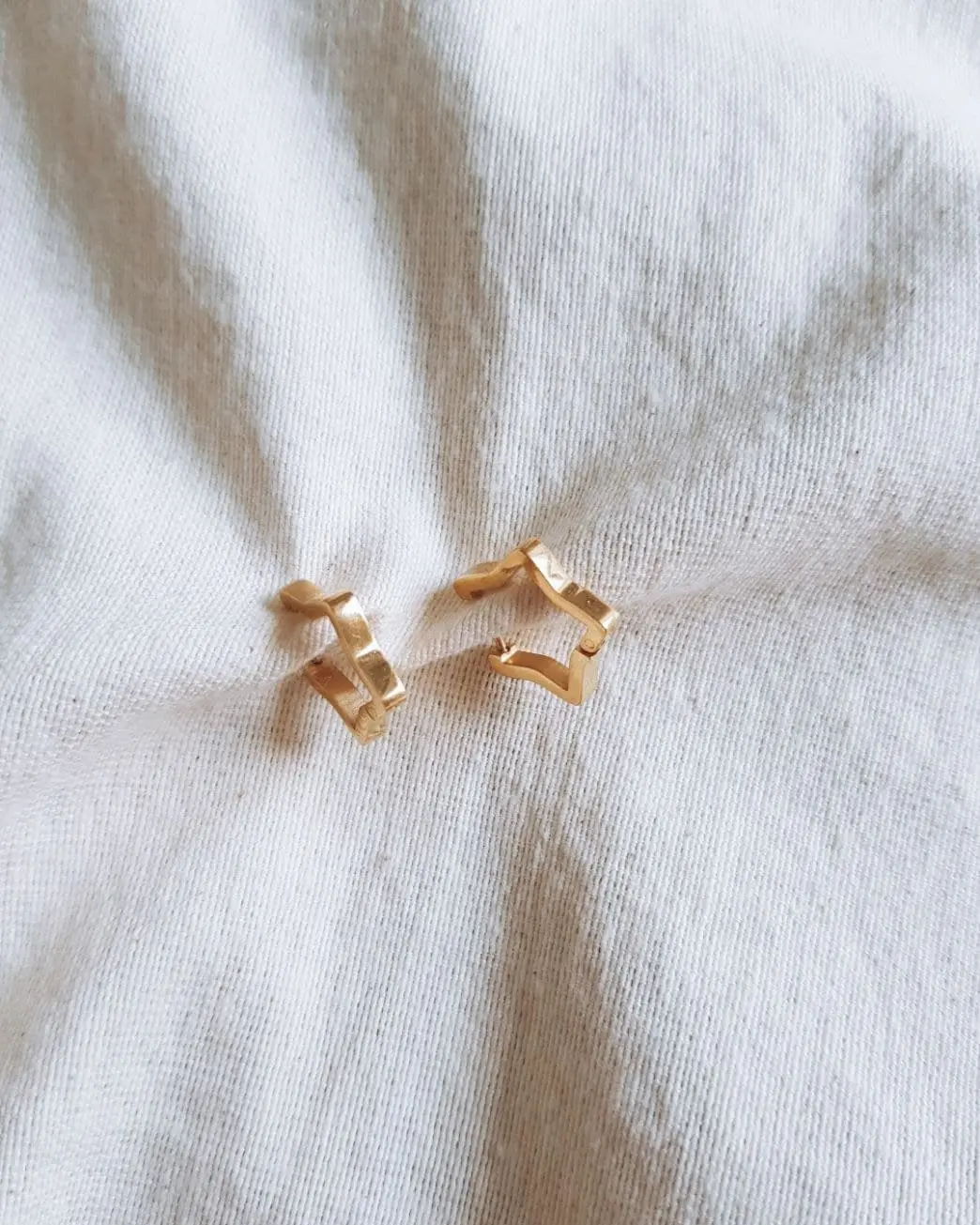 Pendientes estrella rock